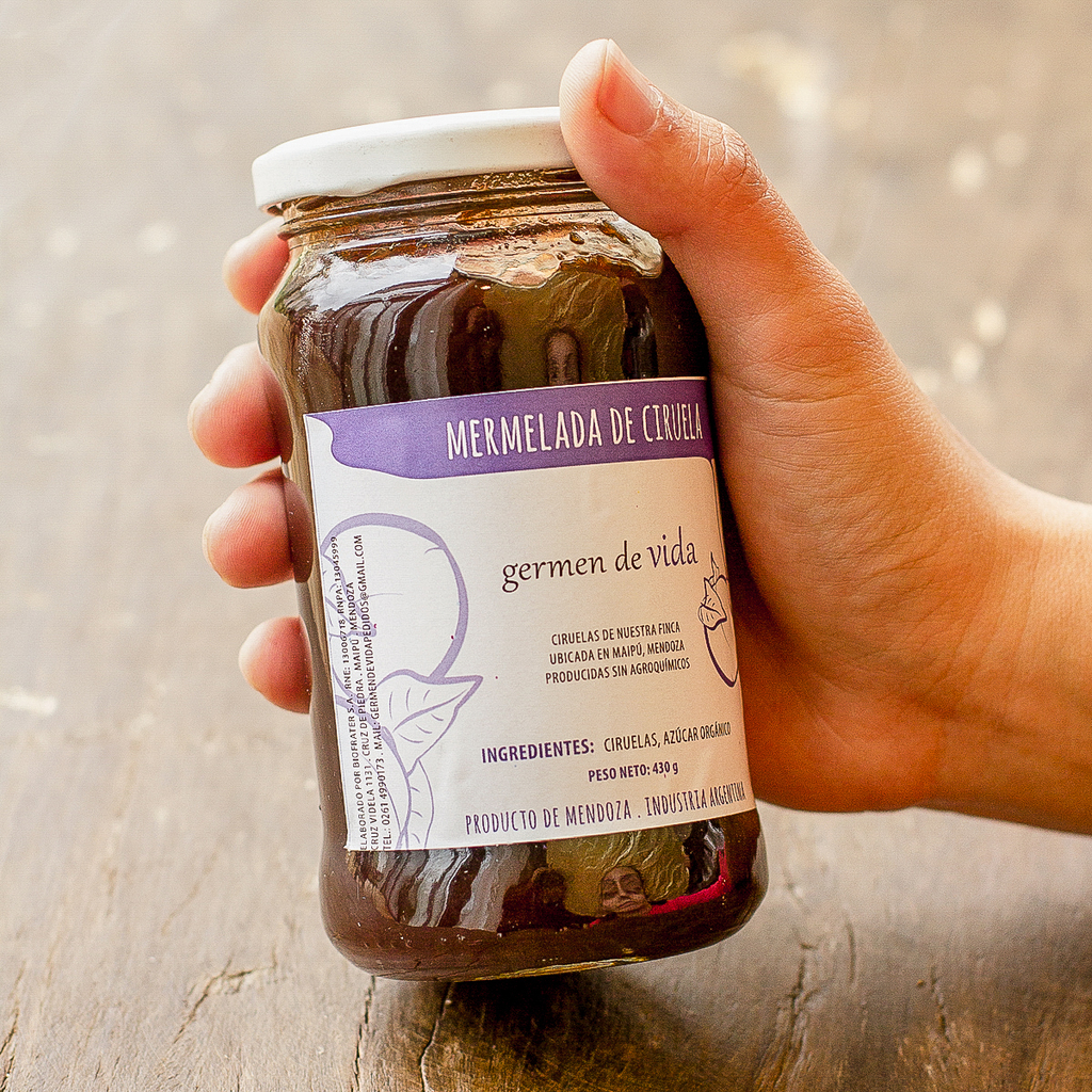 Mermelada de ciruela 430 g. Germen de vida