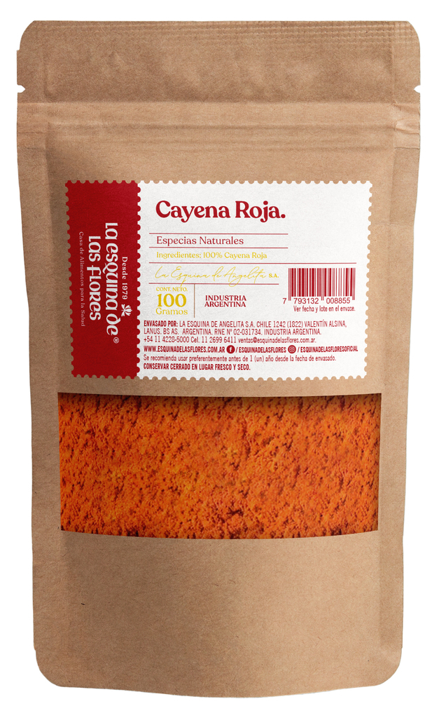 Cayena Roja 100g. La Esquina de las Flores