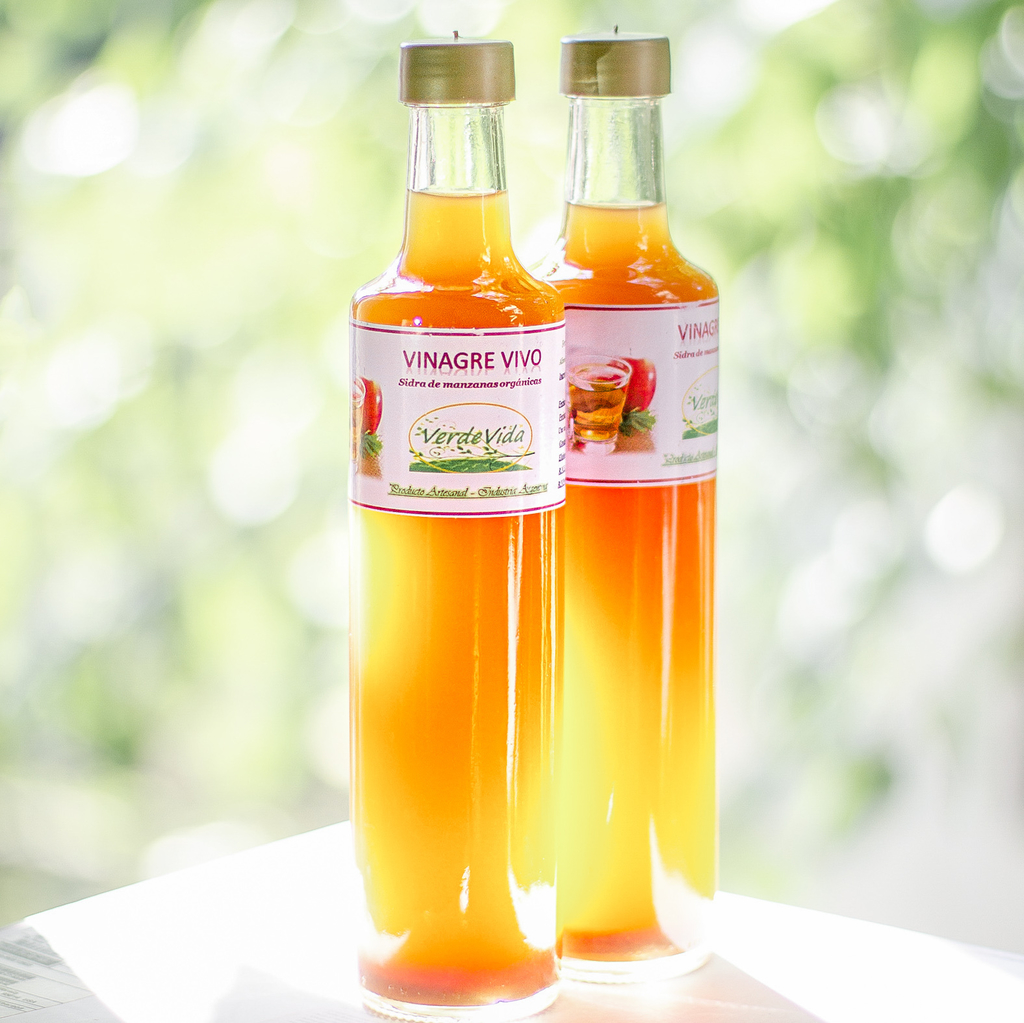 Vinagre de sidra de Manzanas orgánicas - 500 ml Verdevida