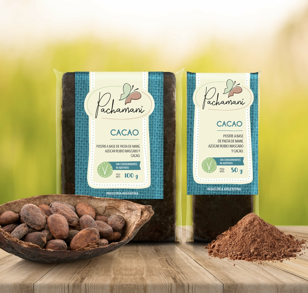 Turrón de Cacao Pachamaní X 100gr