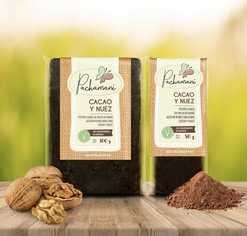 Turrón de Nuez Pachamaní X 100grs