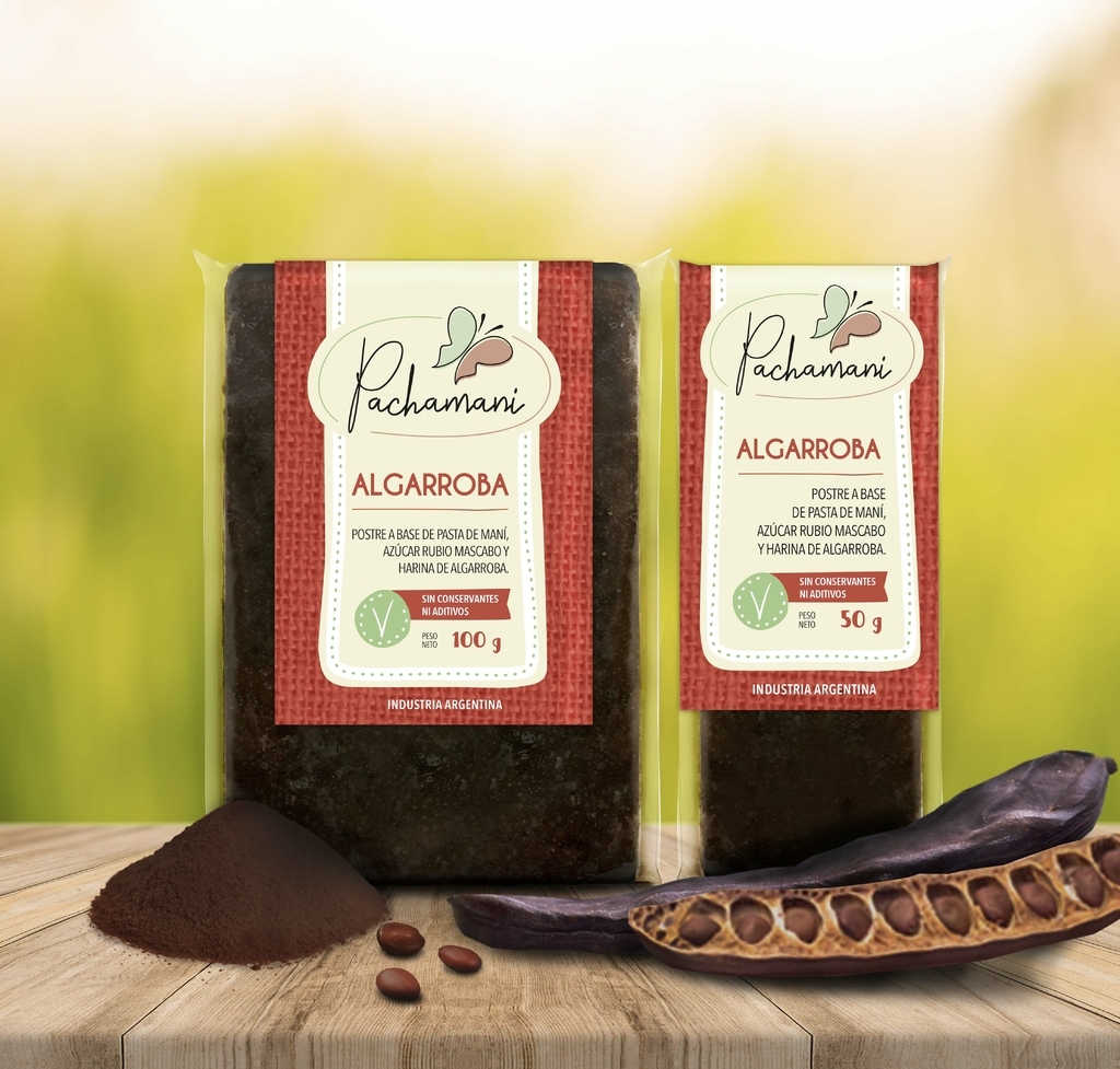 Turrón de Algarroba Pachamaní x 50 grs