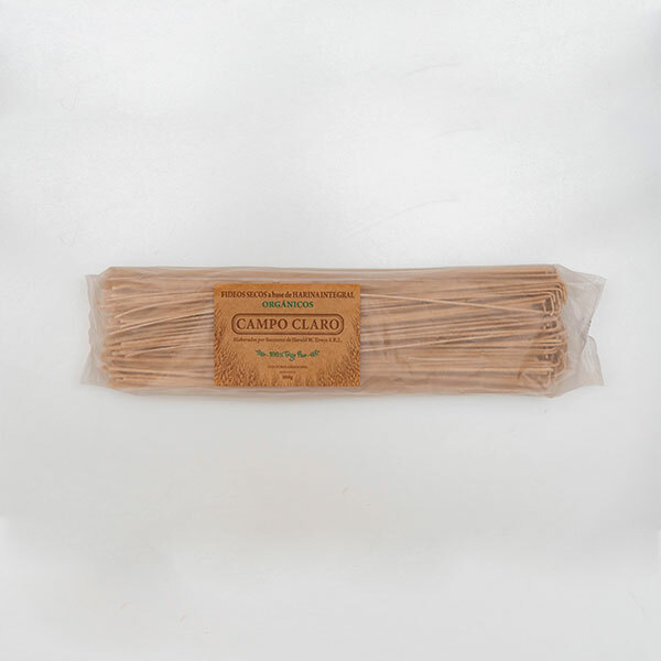 Fideos Integrales de Trigo Tallarin 500 Grs Campo Claro