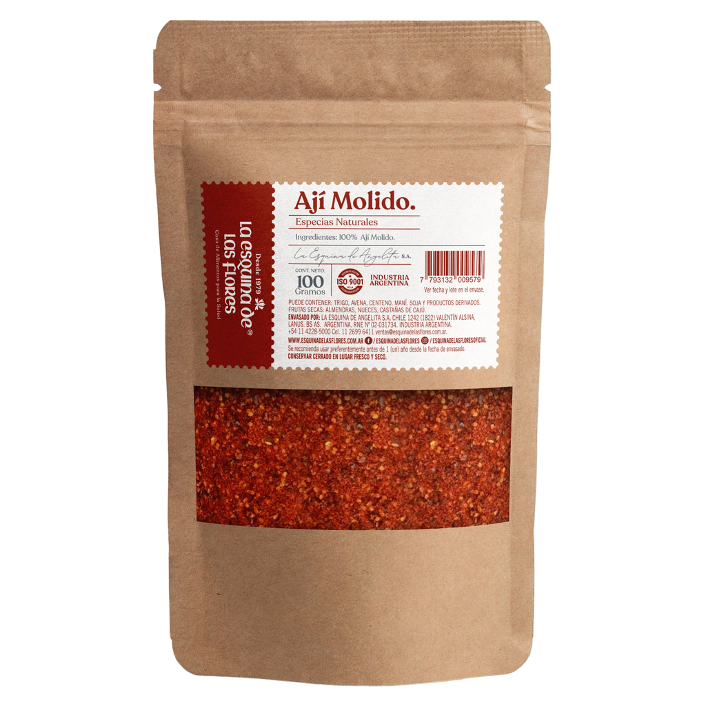 Ají Molido 100g. La Esquina de las Flores