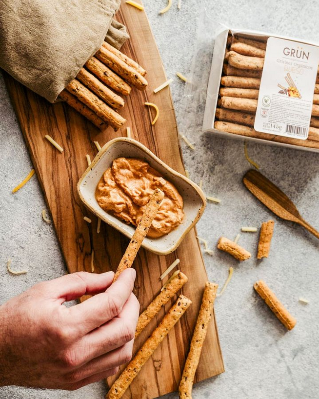 GRISINES ORGANICOS DE QUESO GRUN 145GR
