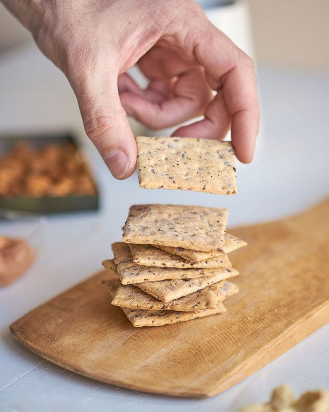 CRACKERS ORGANICOS DE LINO Y CHIA GRUN 120 GR