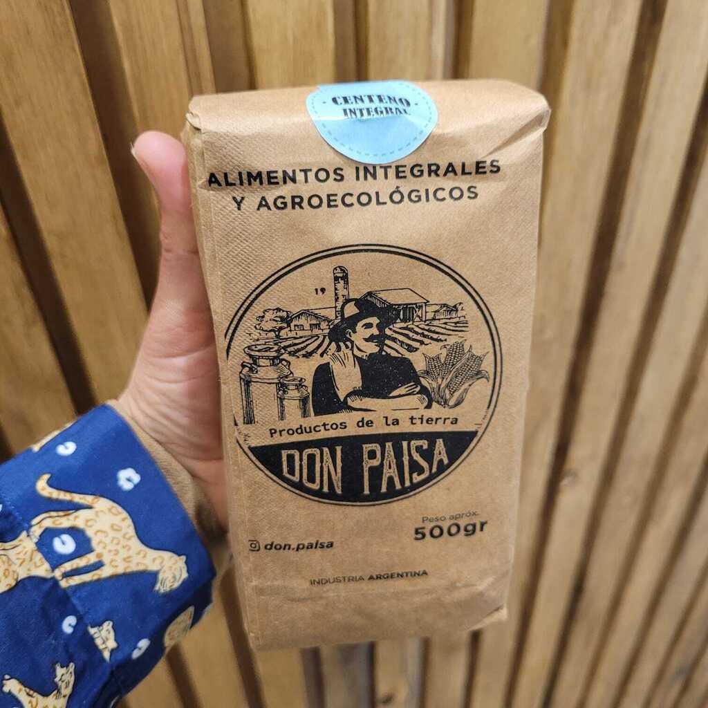 Harina de Centeno Integral Agroecologica. 1 kg DON PAISA
