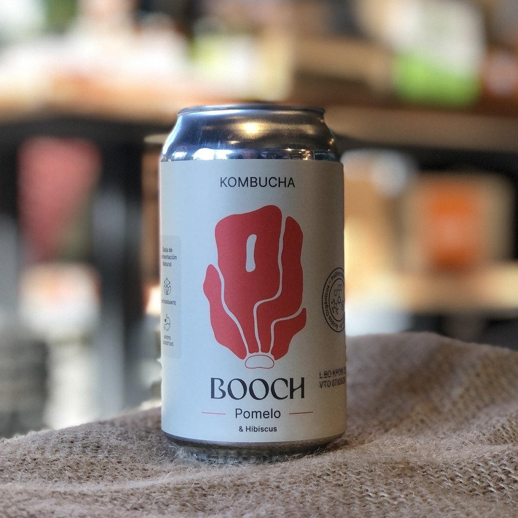 Kombucha Pomelo & Hibiscus 354cc - BOOCH