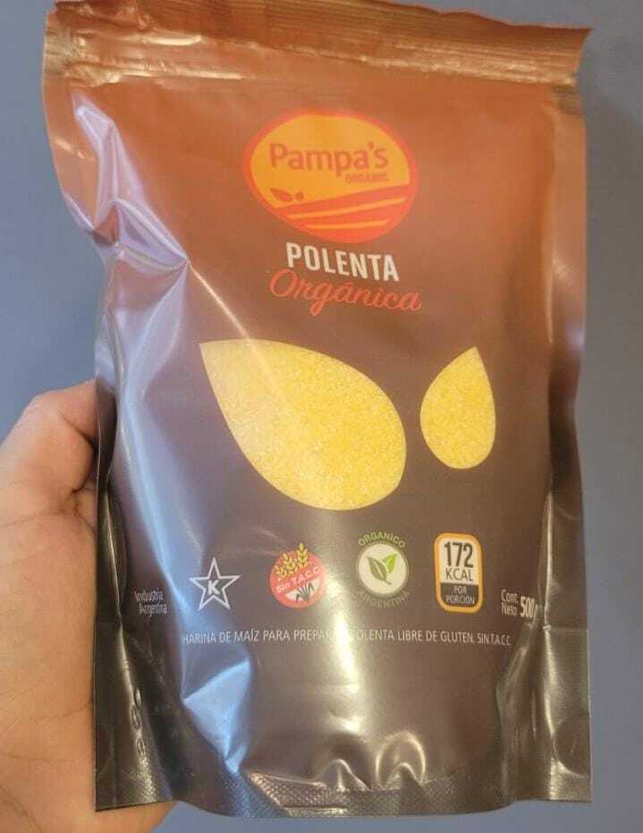 Polenta Organica 500gr Pampas