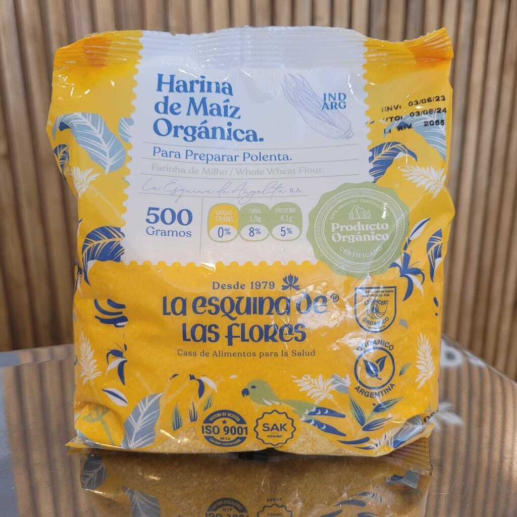 Harina de Maiz Orgánica 500g. La Esquina de las Flores
