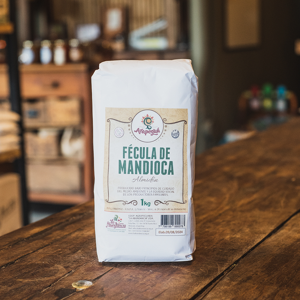 Fécula de mandioca Agroecológica " Arapegua"