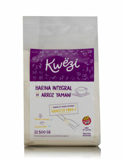 Harina Integral de ARROZ YAMANI Agroecologica 500 Kg - KWEZI