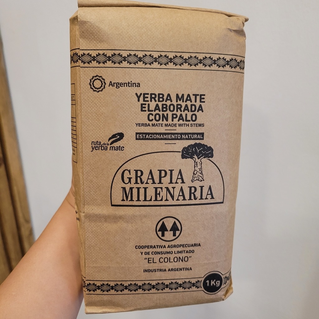 YERBA MATE GRAPIA MILENARIA 2 KG - AGROECOLOGICA