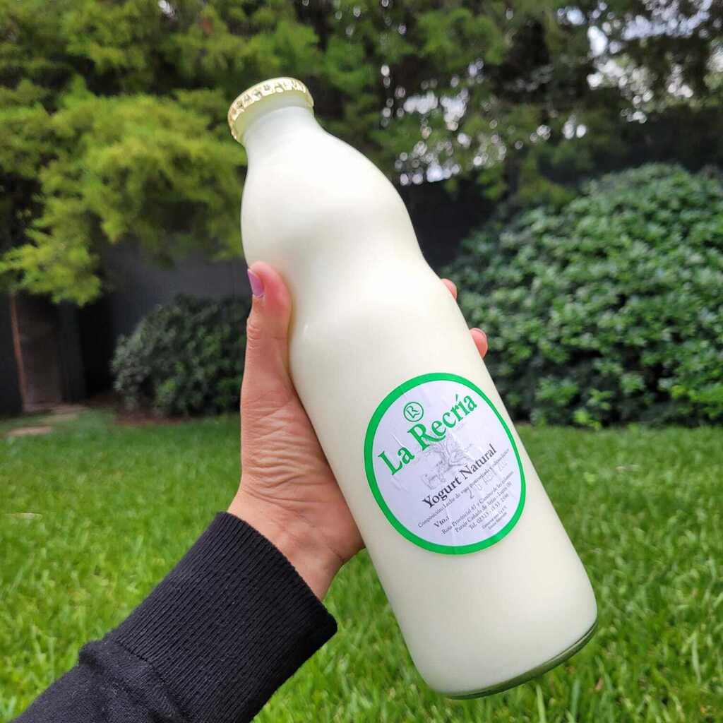 Yogur natural 1 lt. - LA RECRíA
