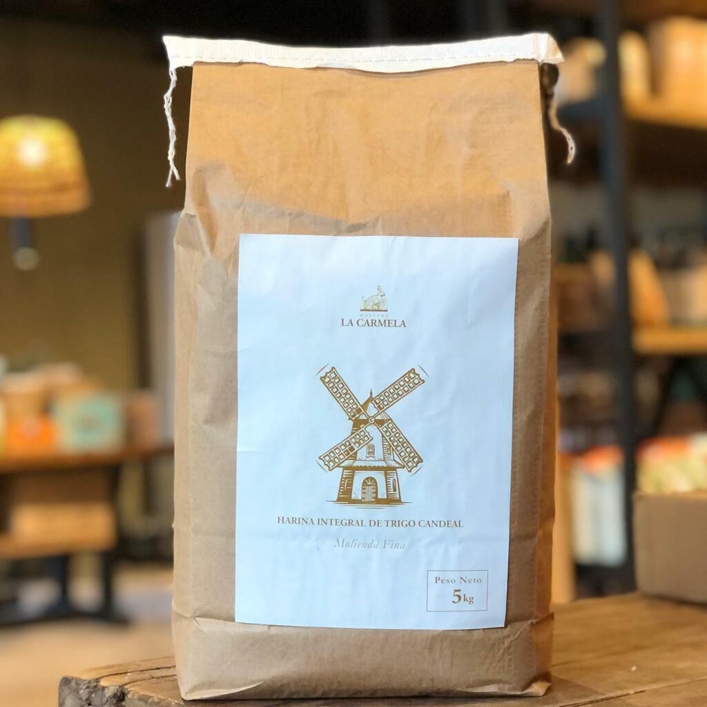 Harina integral de Trigo Candeal LA CARMELA - 5Kg