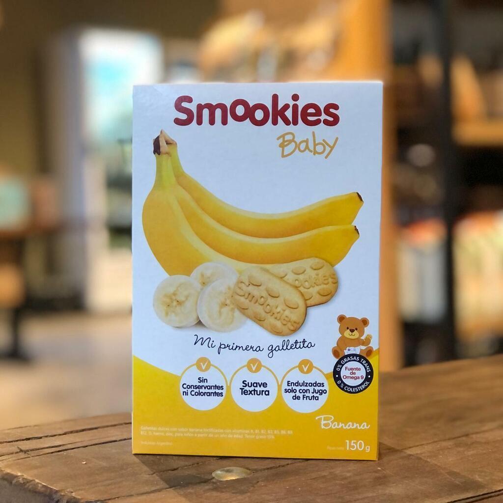 Galletitas orgánicas de Banana SMOOKIES Kids - 150g