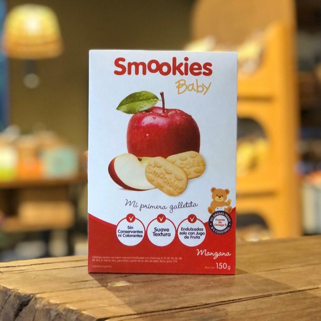 Galletitas orgánicas de Manzana SMOOKIES Kids - 150g