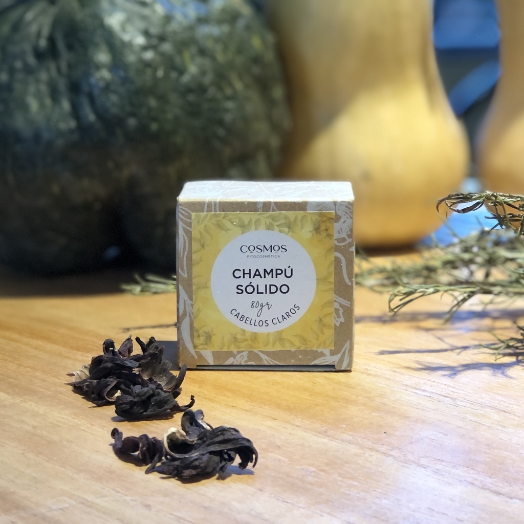 Champú sólido Cabellos claros 80g - COSMOS