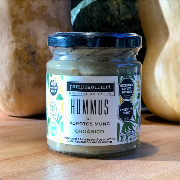 Hummus de Porotos mung 190gr - PAMPA GOURMET