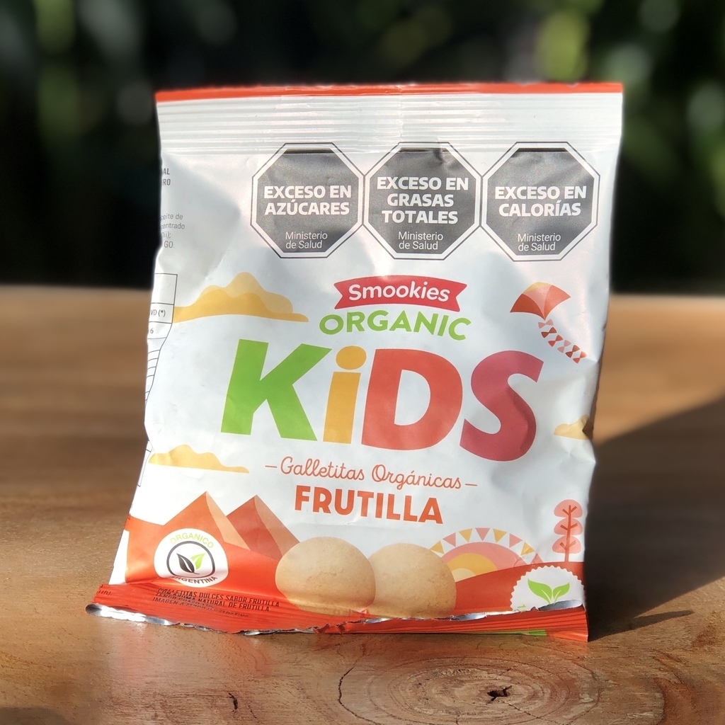 Galletitas orgánicas de Frutilla 40gr - SMOOKIES