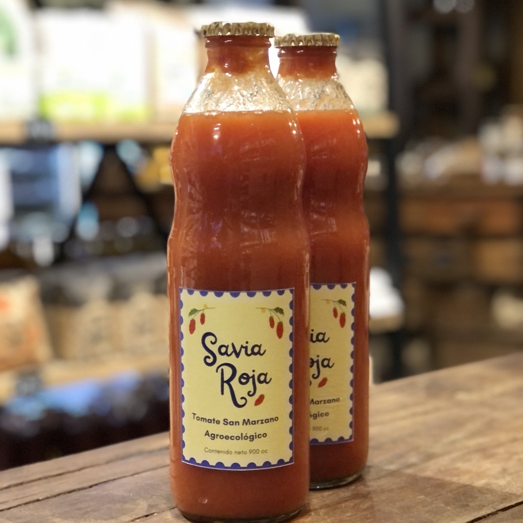 Puré de tomate Passata 900 cc - SAVIA ROJA