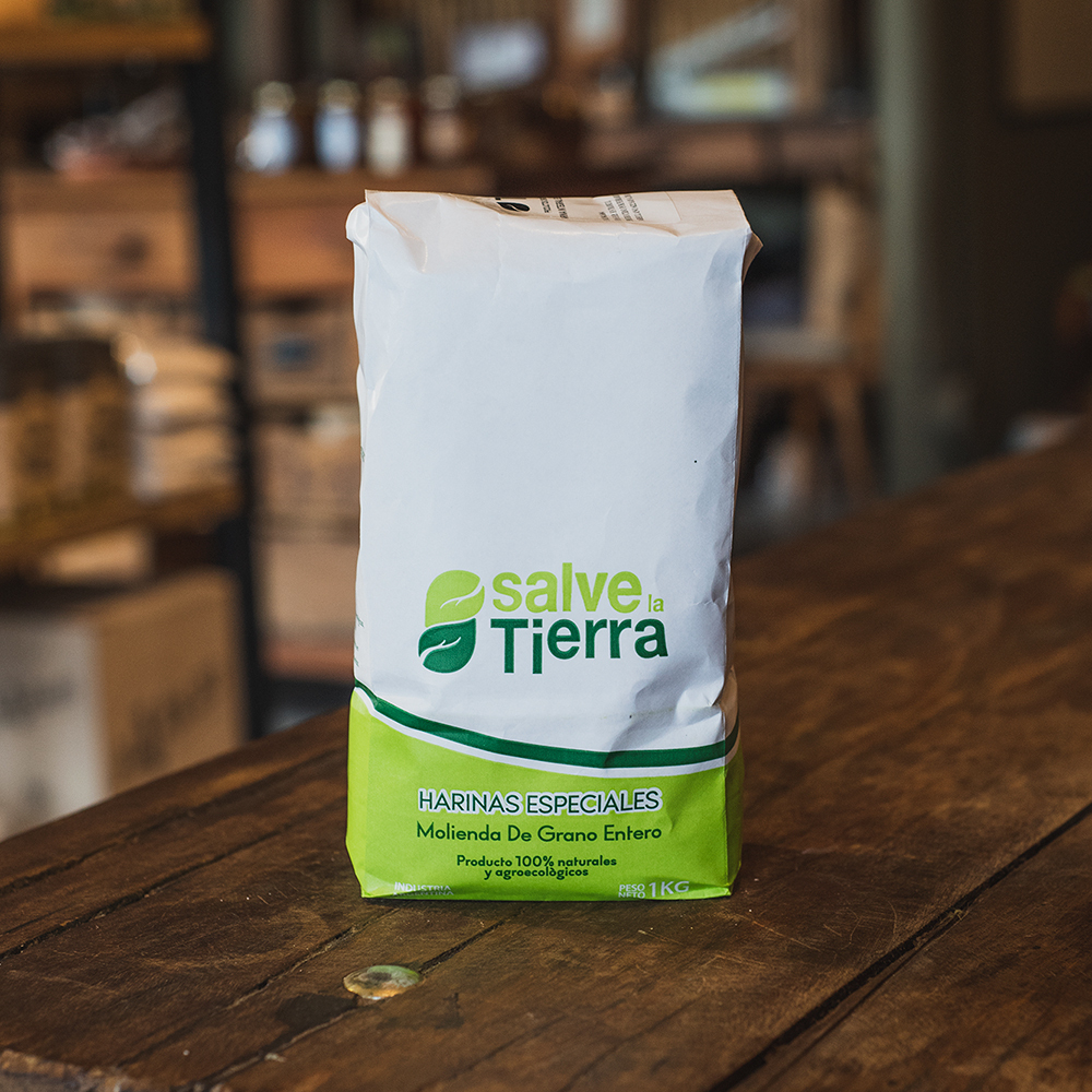 Harina Integral especial Masa Madre orgánica 1kg - Salve la Tierra