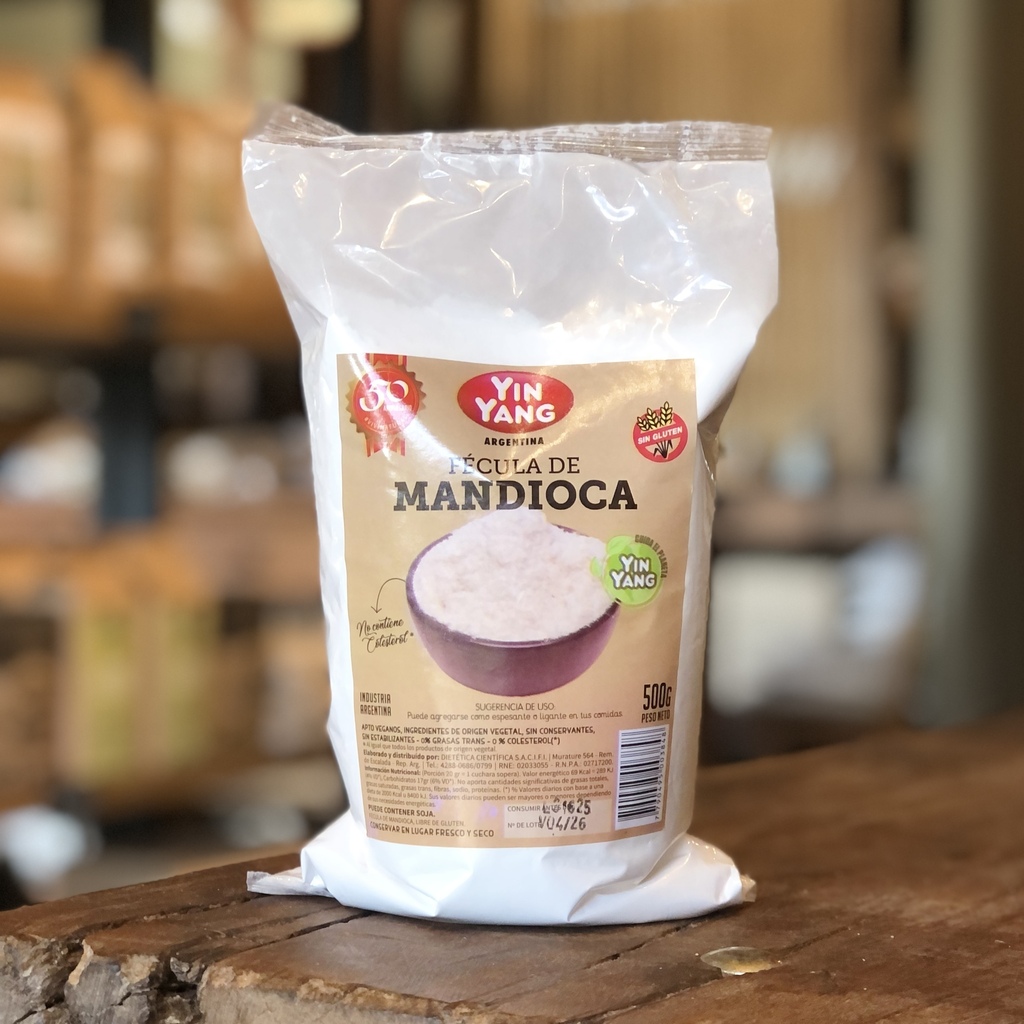 Fécula de Mandioca 500gr - Yin Yang