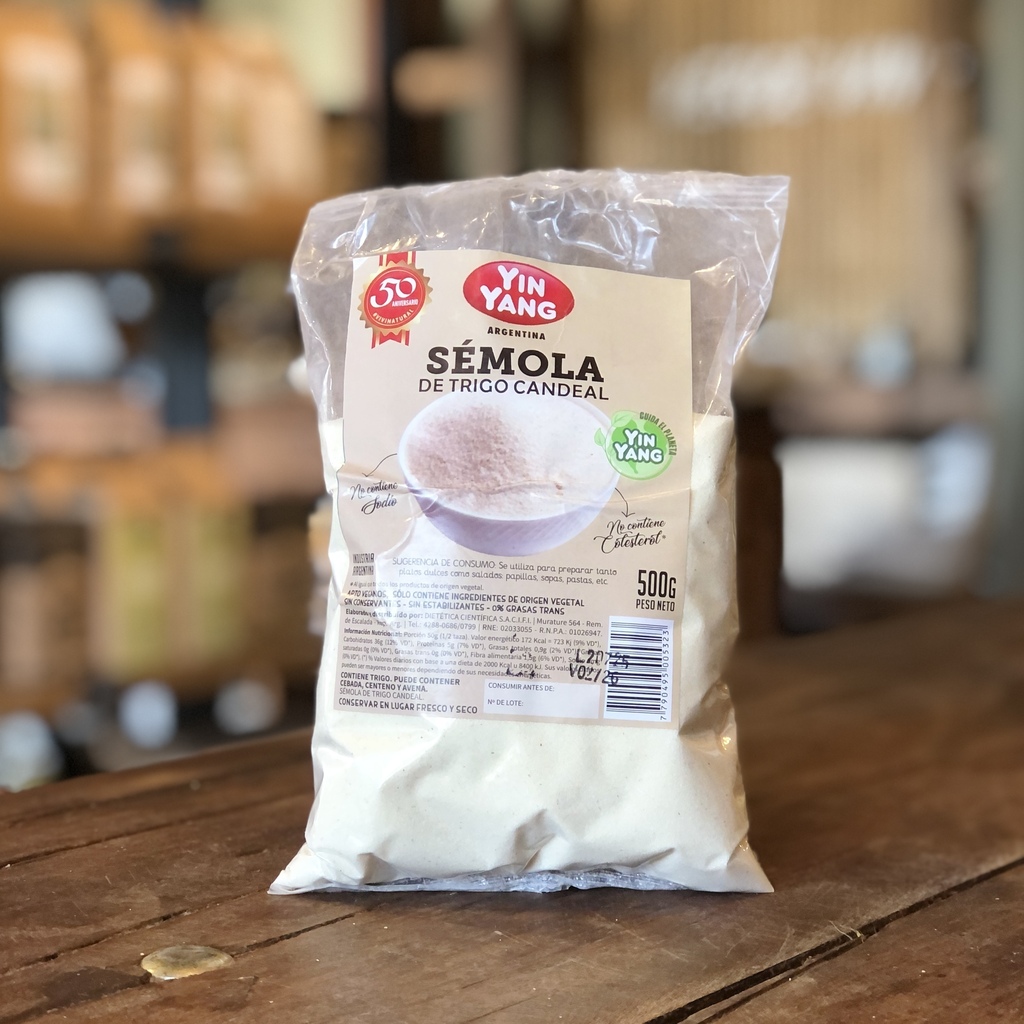 Sémola de Trigo Candeal 500gr - Yin Yang