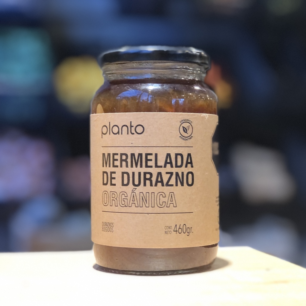 Mermelada de Durazno orgánica 460g - PLANTO