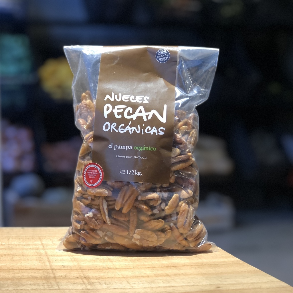Nueces Pecan orgánicas 500g - EL PAMPA ORGÁNICO