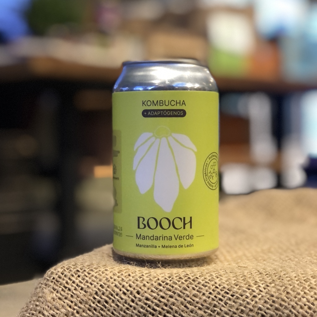 Kombucha + Adaptógenos de Mandarina verde 354cc - BOOCH