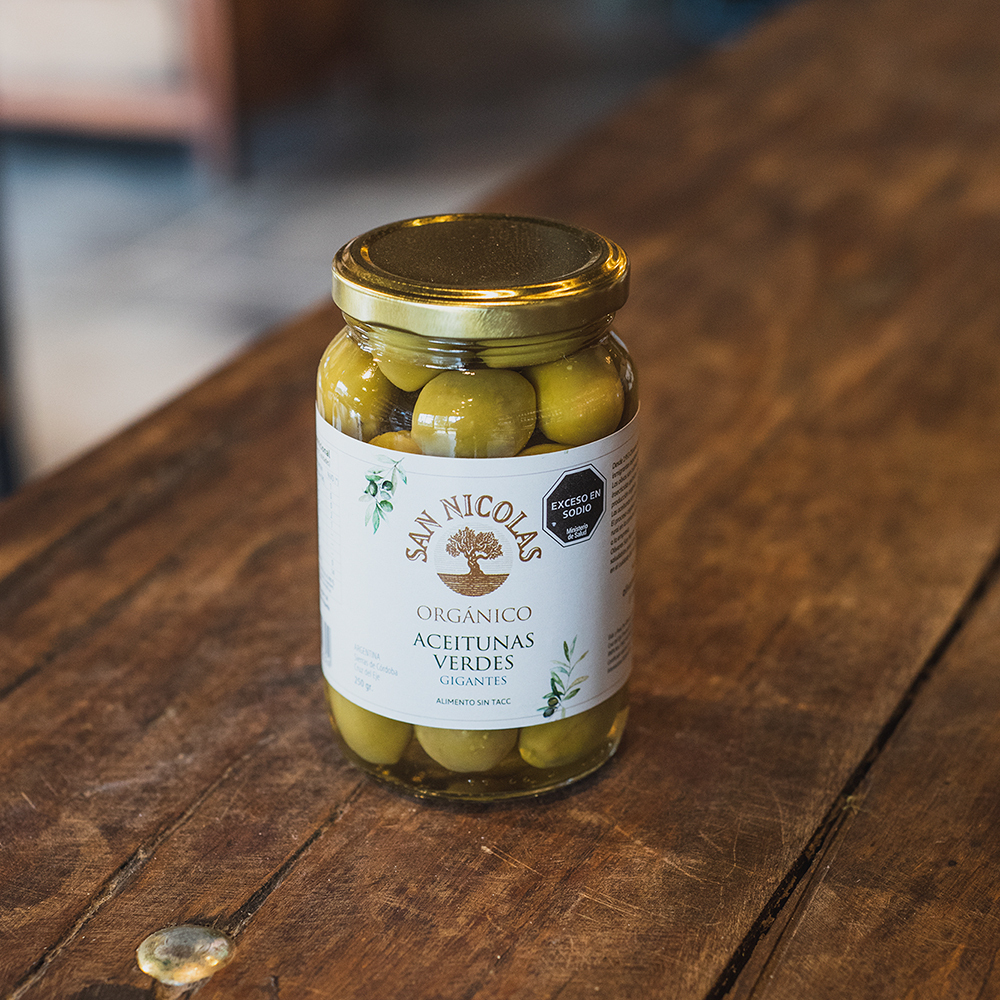 Aceitunas verdes 250 gr. Olivares San Nicolás