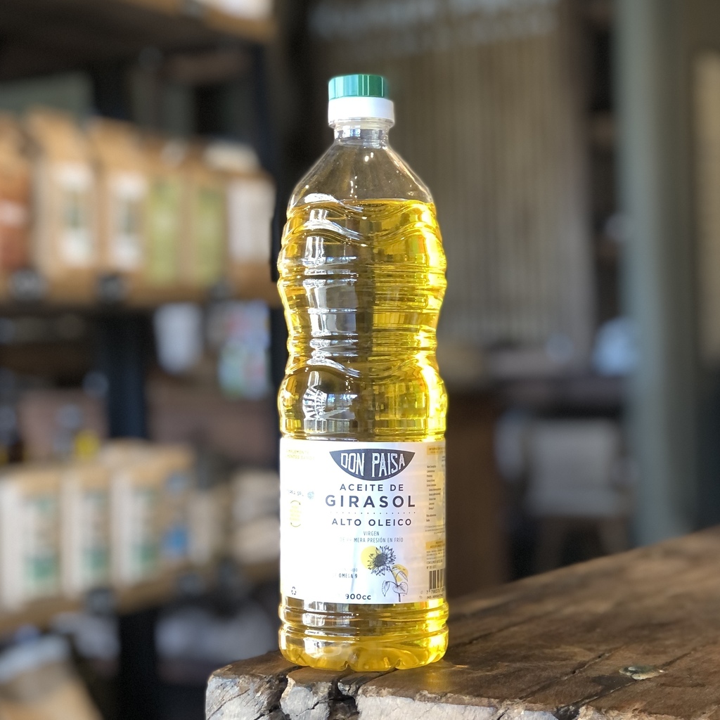 Aceite de Girasol alto oleico 900cc - DON PAISA