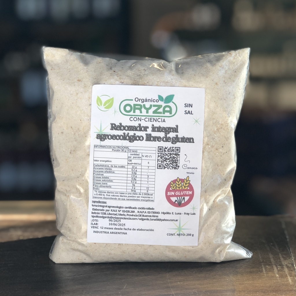 Rebozador Integral Agroecológico 250 g – Oryza Con-Ciencia