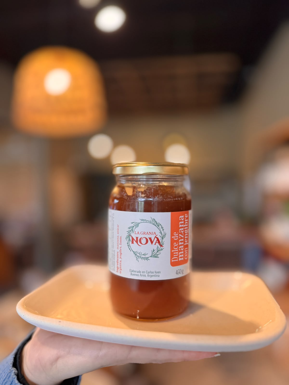 Mermelada de manzana con jengibre 450 gr GRANJA NOVA