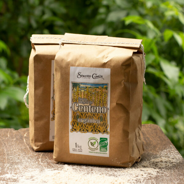 Harina de Centeno Integral Orgánica. 1 kg Sentido Común.