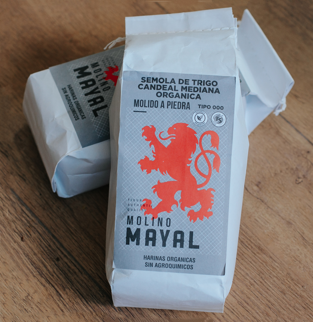 Semola de Trigo Candeal 000 Orgánica 1kg Molino Mayal