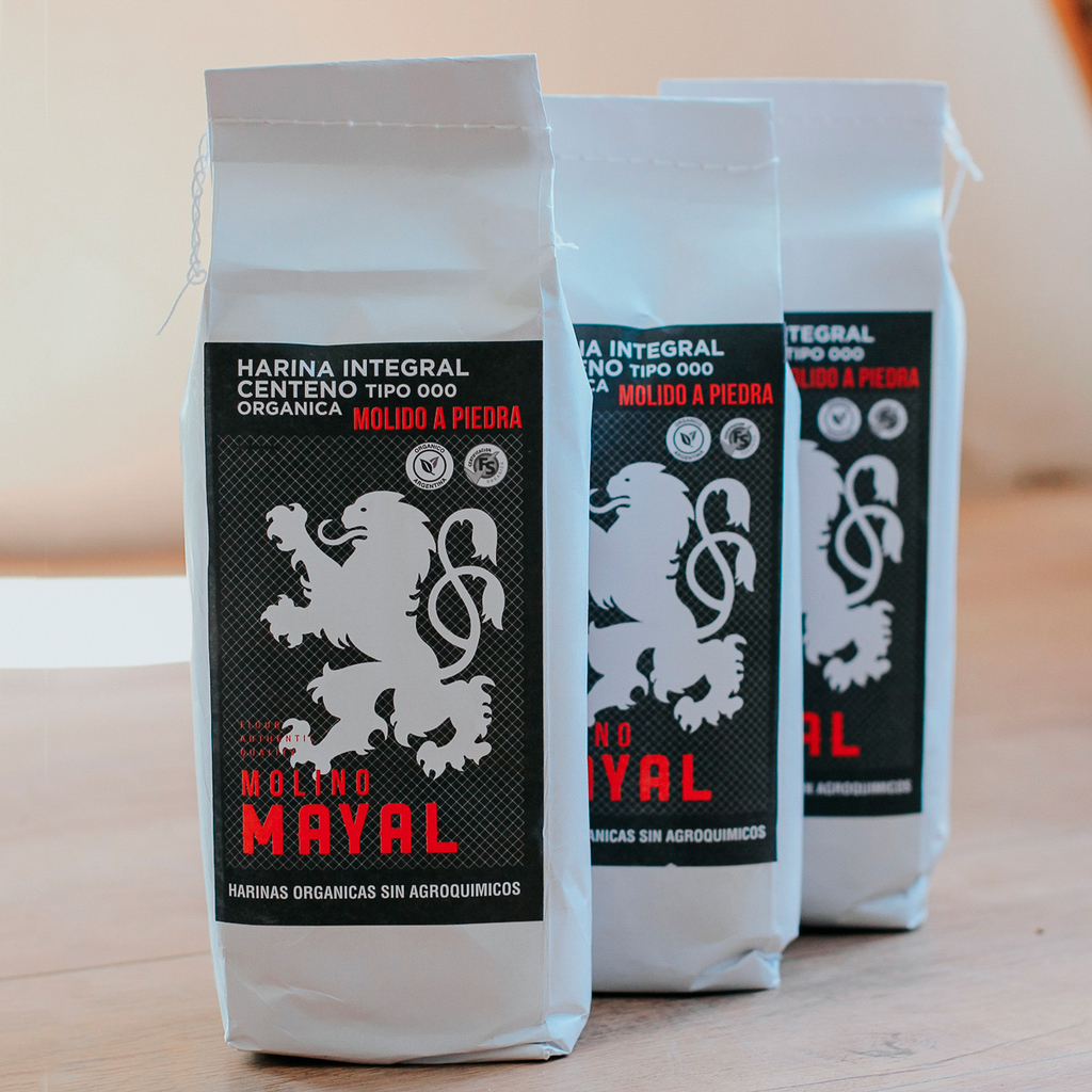 Harina de Centeno Integral 000 Orgánica 1kg Molino Mayal