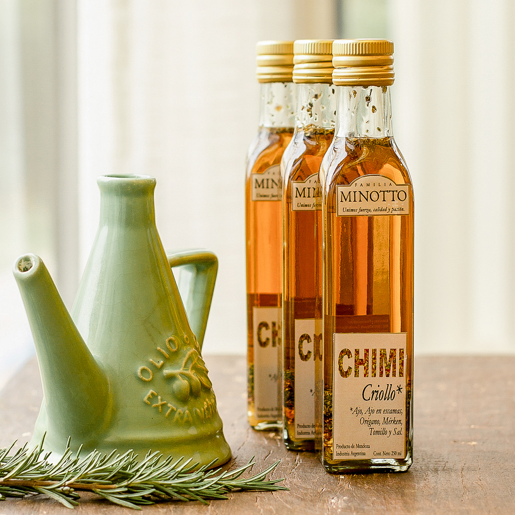 Aceite de Oliva Chimi Criollo 250 ml. Minotto